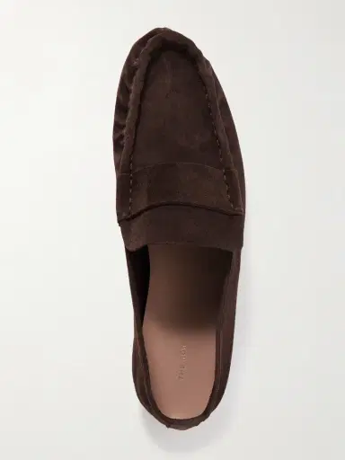 The Row Suede Loafers | Thumbnail 5 The Row Suede Loafers | Thumbnail 5