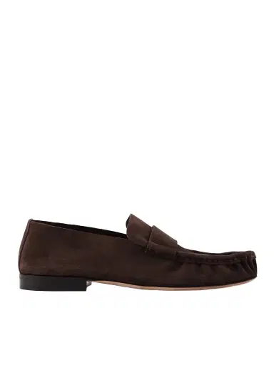 The Row Suede Loafers | Thumbnail 1 The Row Suede Loafers | Thumbnail 1