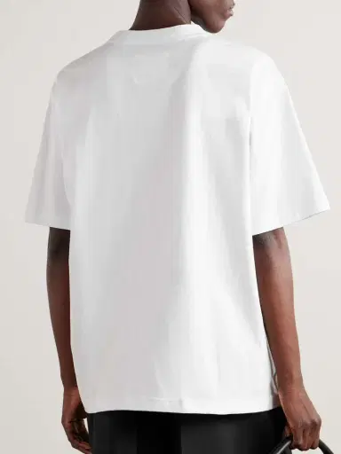 Sacai + Carhartt Wip Appliquéd Canvas-trimmed Cotton-jersey T-shirt | Thumbnail 4