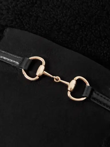 Gucci Cropped Horsebit-detailed Shearling Jacket | Thumbnail 4