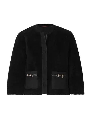 Gucci Cropped Horsebit-detailed Shearling Jacket | Thumbnail 1