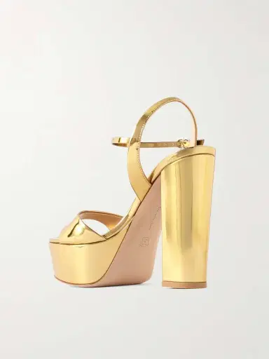 Gianvito Rossi Marlena 85 Mirrored-leather Platform Sandals | Thumbnail 3 Gianvito Rossi Marlena 85 Mirrored-leather Platform Sandals | Thumbnail 3