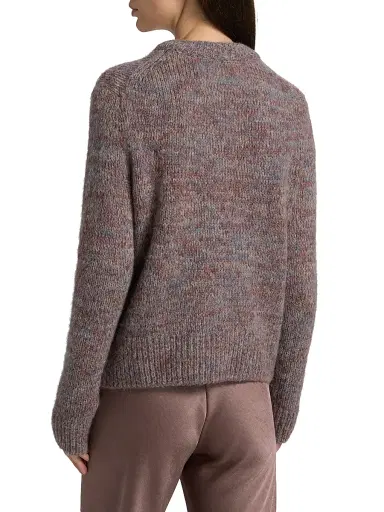 Vince Women's Marled Knit Crewneck Sweater | Thumbnail 5