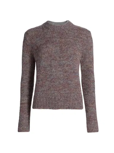 Vince Women's Marled Knit Crewneck Sweater | Thumbnail 1