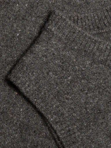 Vince Women's Donegal Cashmere Sweater Vest - Median Heather Grey Donegal - Size XXS | Thumbnail 7