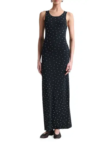 Altuzarra Women's Geordie Printed Maxi Dress - Black - Size Large | Thumbnail 1