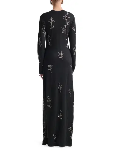Altuzarra Women's Bozka Embellished Floral Gown - Black - Size Medium | Thumbnail 4 Altuzarra Women's Bozka Embellished Floral Gown - Black - Size Medium | Thumbnail 4
