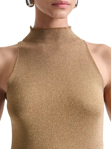 Altuzarra Women's Mitzi Metallic Sleeveless Column Gown | Thumbnail 5 Altuzarra Women's Mitzi Metallic Sleeveless Column Gown | Thumbnail 5