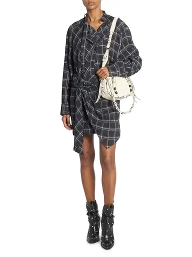 Isabel Marant Women's Bolton Leather Saddle Bag | Thumbnail 2