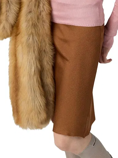 Miu Miu Women's Silk Mid-Length Skirt - Orange | Thumbnail 16