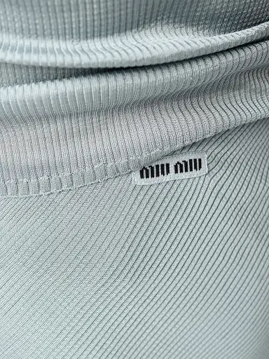 Miu Miu Women's Silk Mid-Length Skirt - Orange | Thumbnail 21