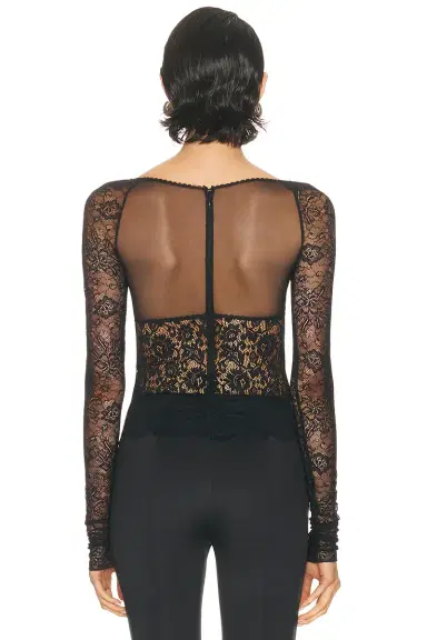 BLUMARINE Long Sleeve Top | Thumbnail 3 BLUMARINE Long Sleeve Top | Thumbnail 3