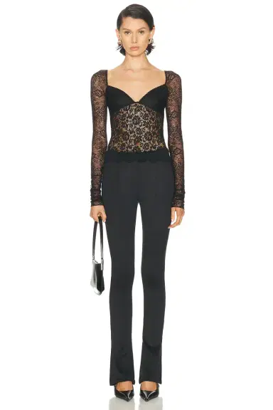 BLUMARINE Long Sleeve Top | Thumbnail 4 BLUMARINE Long Sleeve Top | Thumbnail 4