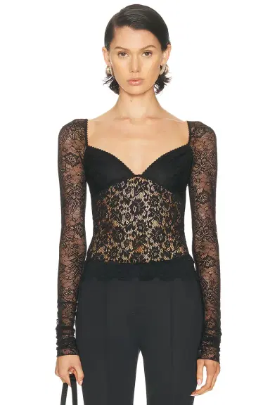 BLUMARINE Long Sleeve Top | Thumbnail 1 BLUMARINE Long Sleeve Top | Thumbnail 1