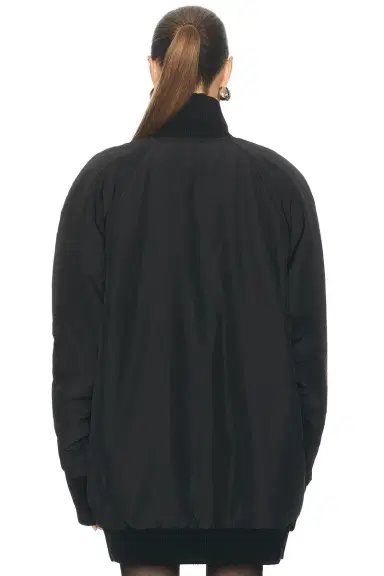Norma Kamali Oversized Turtleneck Bomber Jacket | Thumbnail 3 Norma Kamali Oversized Turtleneck Bomber Jacket | Thumbnail 3