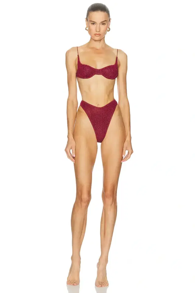 Oseree Lumiere Balconette 90s Bikini Set