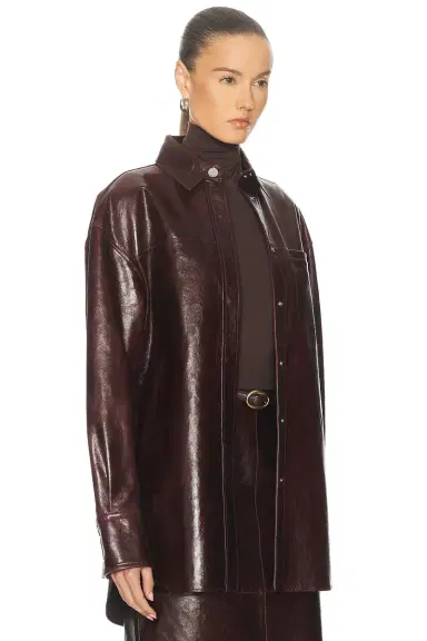 Sportmax Borel Leather Jacket | Thumbnail 2