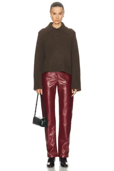 Jenni Kayne Cashmere Stevie Polo Sweater | Thumbnail 4 Jenni Kayne Cashmere Stevie Polo Sweater | Thumbnail 4