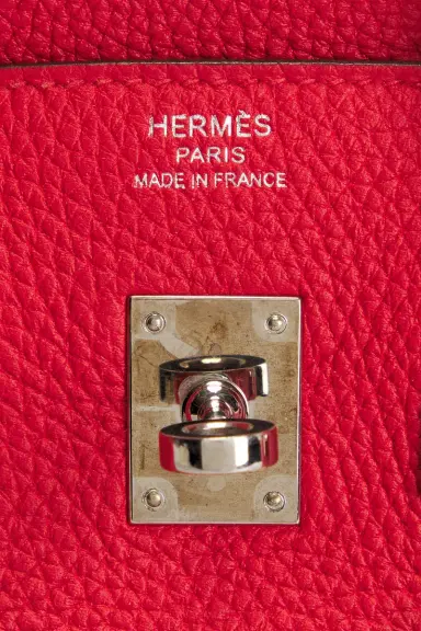 HERMÈS Togo Birkin 25 Handbag | Thumbnail 8