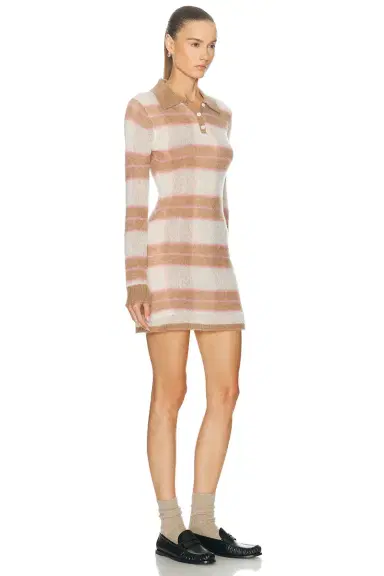Guest In Residence Shadow Plaid Polo Dress | Thumbnail 4