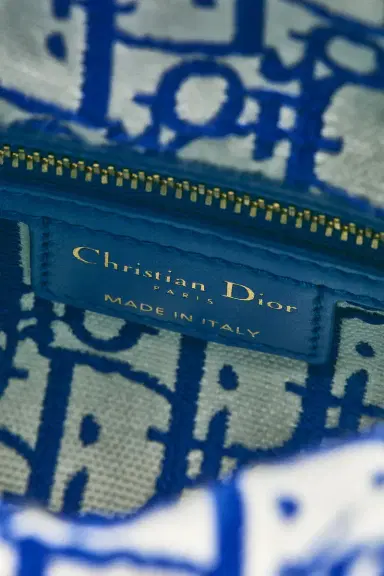 Dior Wicker Oblique Mini Lady Dior Handbag | Thumbnail 7