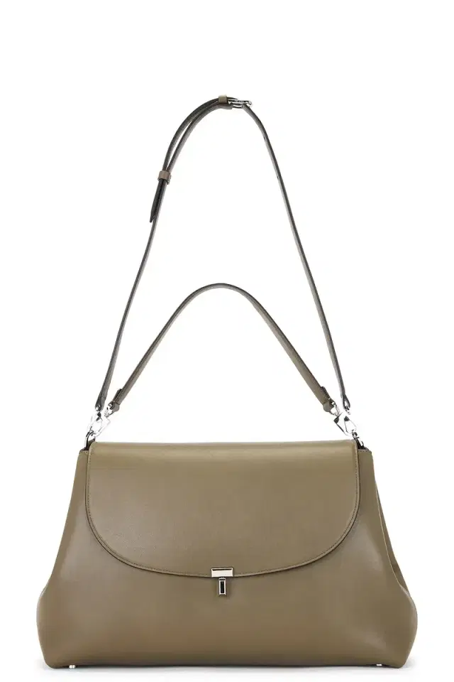 T-lock Leather Satchel Bag