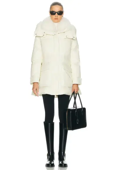 Yves Salomon Down Coat | Thumbnail 4