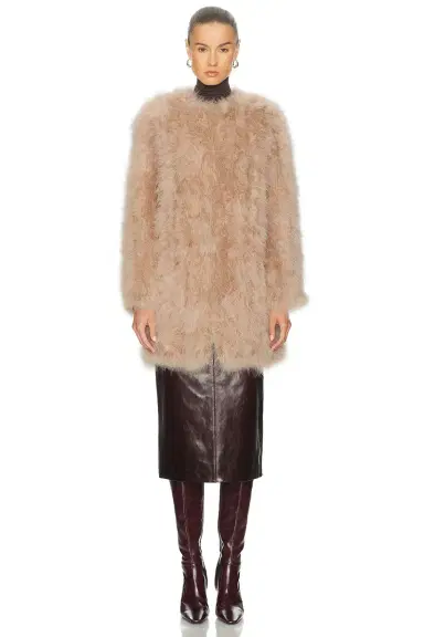 Yves Salomon Feather Jacket | Thumbnail 2 Yves Salomon Feather Jacket | Thumbnail 2