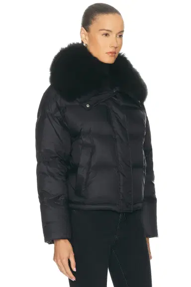 Yves Salomon Short Down Jacket | Thumbnail 3 Yves Salomon Short Down Jacket | Thumbnail 3