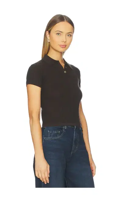 Guest In Residence Shrunken Polo Top | Thumbnail 2