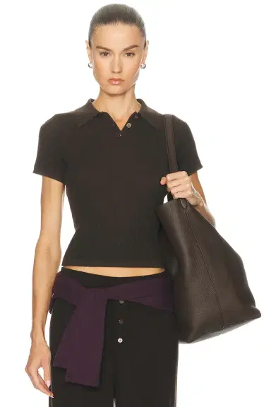 Guest In Residence Shrunken Polo Top | Thumbnail 3