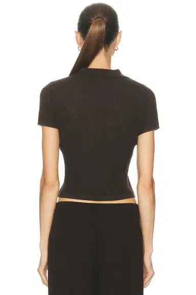 Guest In Residence Shrunken Polo Top | Thumbnail 5
