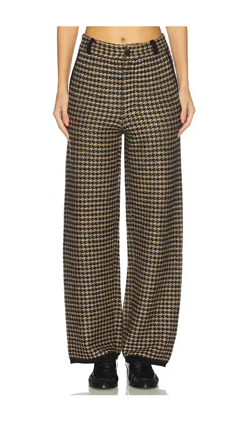 Guest In Residence Houndstooth Tailored Trouser