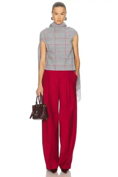 Jean Paul Gaultier Back Closure Scarf Draped Top | Thumbnail 1