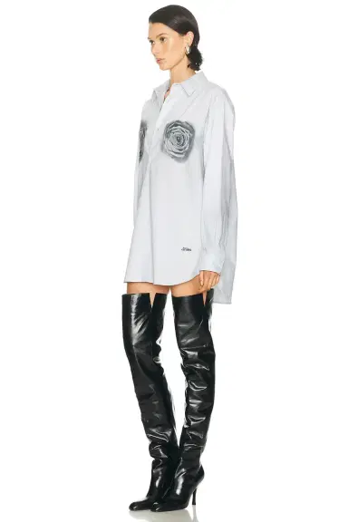 Jean Paul Gaultier Blurry Roses Unisex Printed Shirt | Thumbnail 2