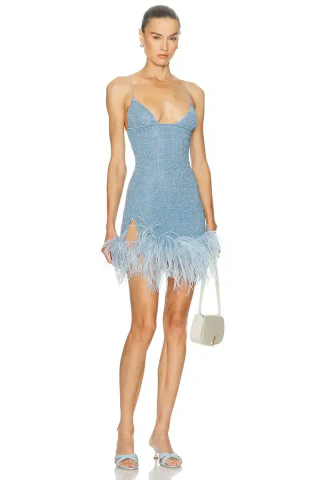 Oseree Lumiere Plumage Short Dress