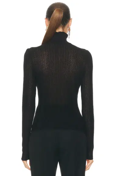 Ralph Lauren Collection Long Sleeve Turtleneck Top | Thumbnail 3