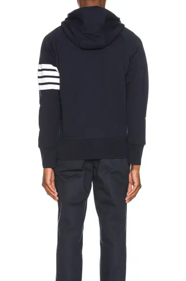 Thom Browne Engineered 4 Bar Zip Hoodie | Thumbnail 5 Thom Browne Engineered 4 Bar Zip Hoodie | Thumbnail 5