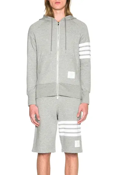Thom Browne Engineered 4 Bar Zip Hoodie | Thumbnail 2
