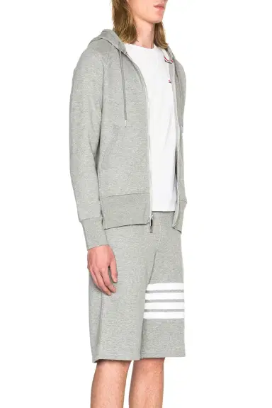 Thom Browne Engineered 4 Bar Zip Hoodie | Thumbnail 4