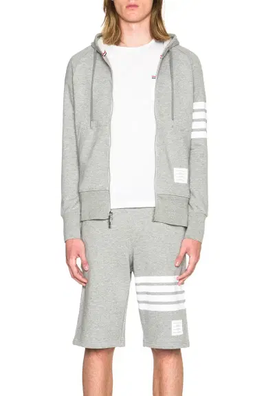 Thom Browne Engineered 4 Bar Zip Hoodie | Thumbnail 1