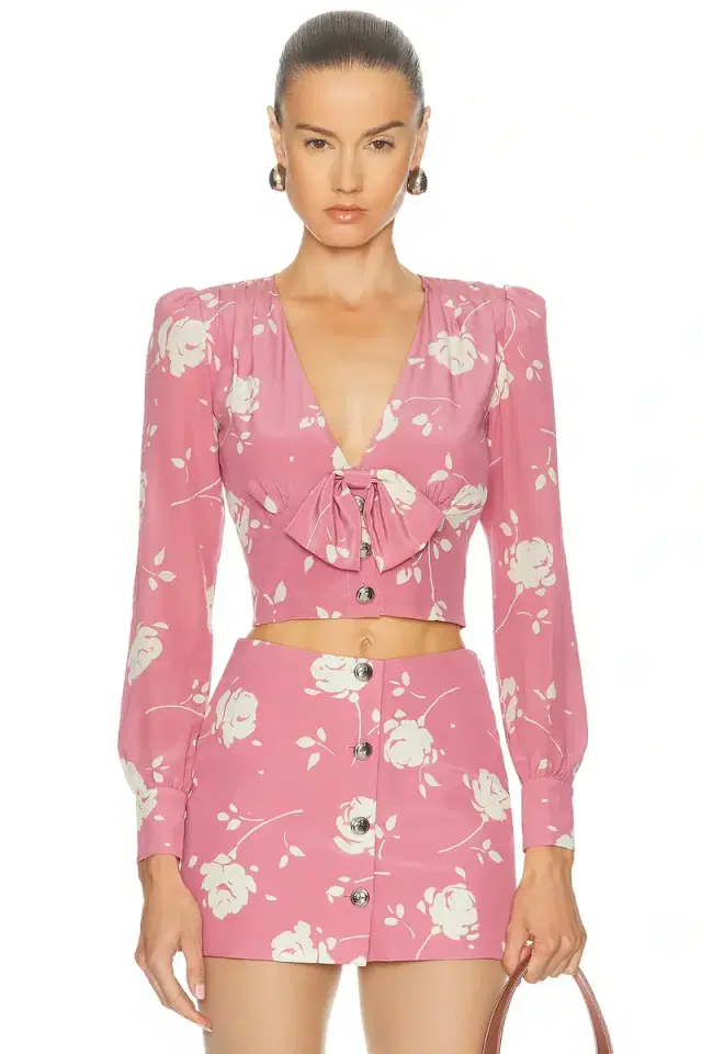 Alessandra Rich Long Sleeve Top