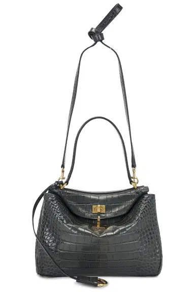 Balenciaga Rodeo Small Croc Embossed Top Handle Bag | Thumbnail 1 Balenciaga Rodeo Small Croc Embossed Top Handle Bag | Thumbnail 1