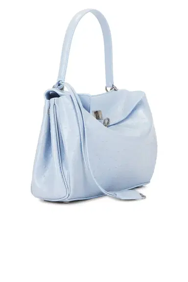 Balenciaga Rodeo Small Ostrich Top Handle Bag | Thumbnail 5
