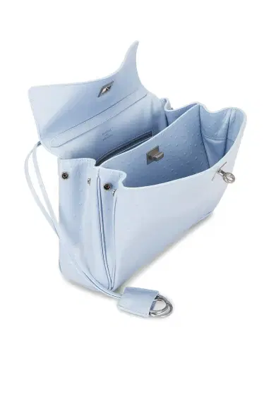 Balenciaga Rodeo Small Ostrich Top Handle Bag | Thumbnail 6