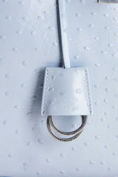 Balenciaga Rodeo Small Ostrich Top Handle Bag | Thumbnail 8