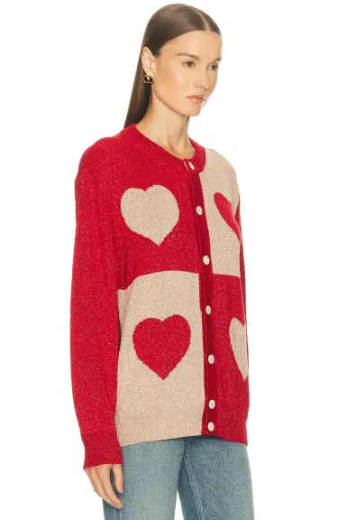BODE Lame Hearts Cardigan | Thumbnail 2
