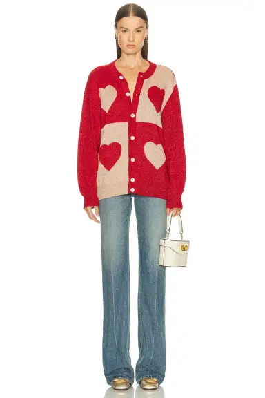 BODE Lame Hearts Cardigan | Thumbnail 5