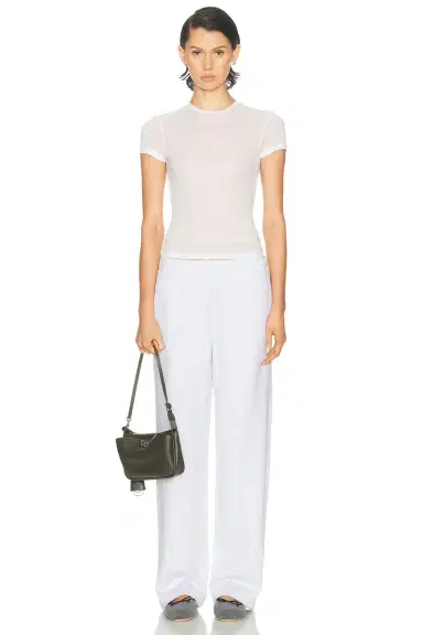 Skims Cotton Fleece Classic Straight Leg Pant | Thumbnail 5