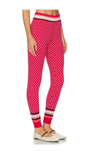 Free People x Intimately Falala Legging In Red Peppermint Dot | Thumbnail 2